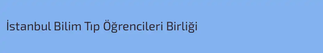 İstanbul Bilim Tıp Öğrencileri Birliği
